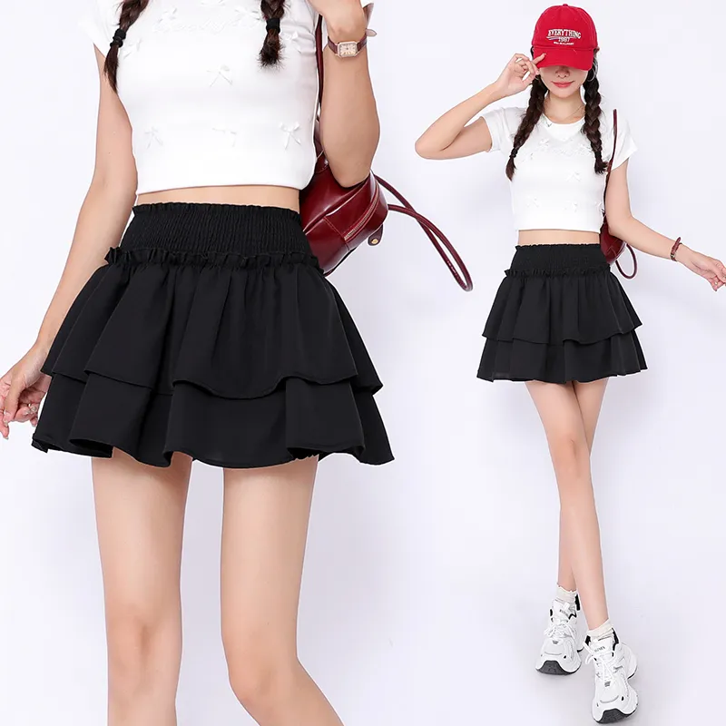 Ning Cai Yuer Casual Short Skirts Women's-6