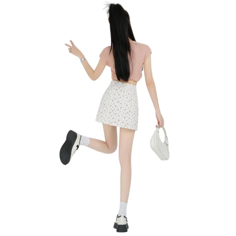 Ning Cai Yuer Casual Short Skirts Women's-1