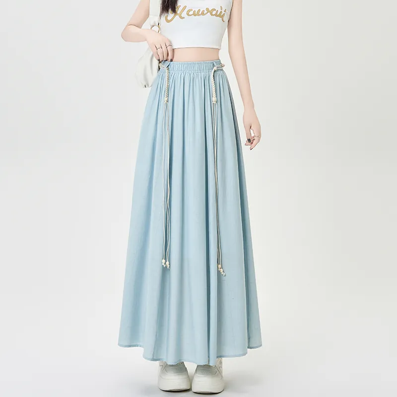 Ning Cai Yuer Casual Long Skirt Women's-2