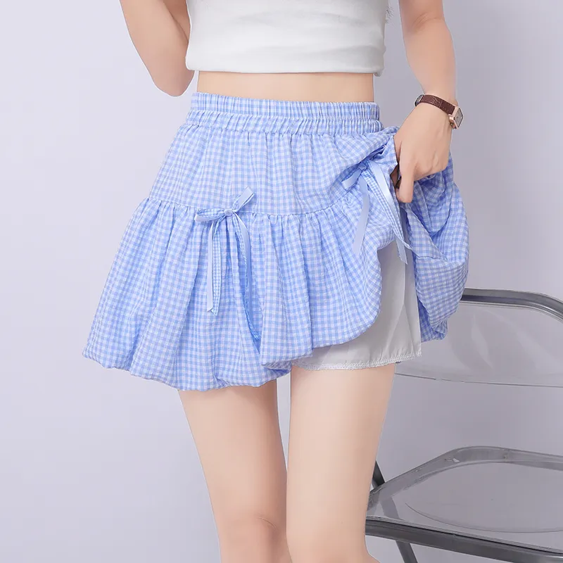 Ning Cai Yuer Casual Short Skirts Women's-4
