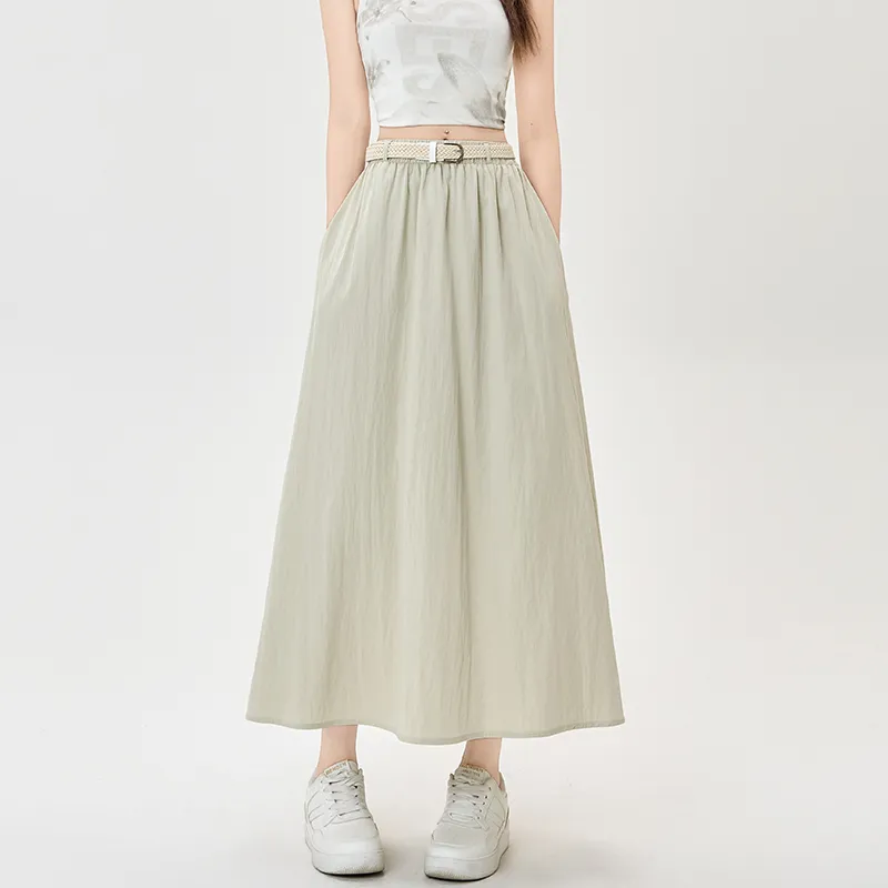 Ning Cai Yuer Casual Long Skirt Women's-4