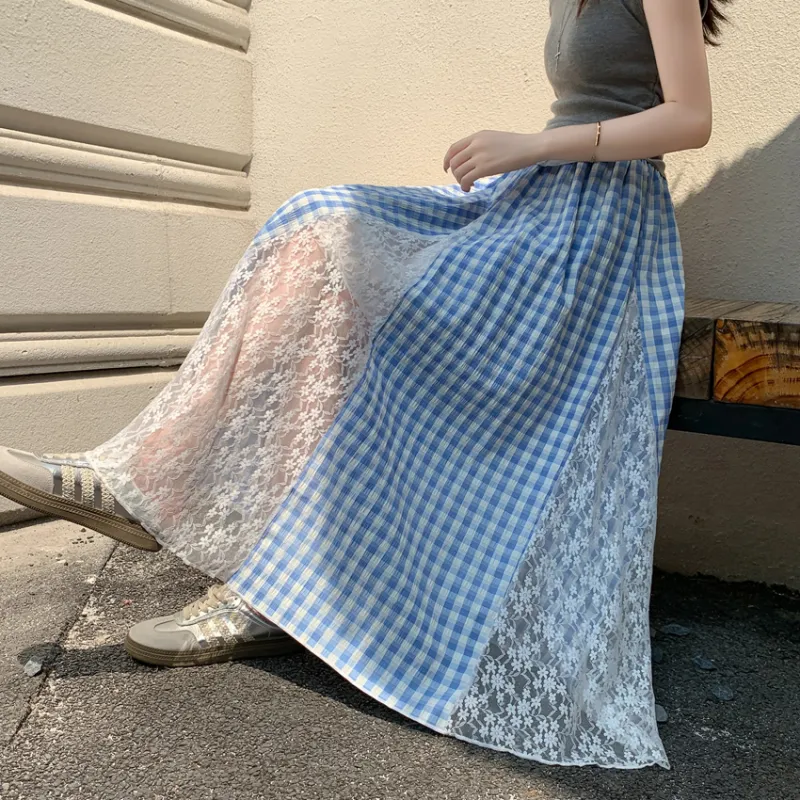 Ning Cai Yuer Casual Long Skirt Women's-2