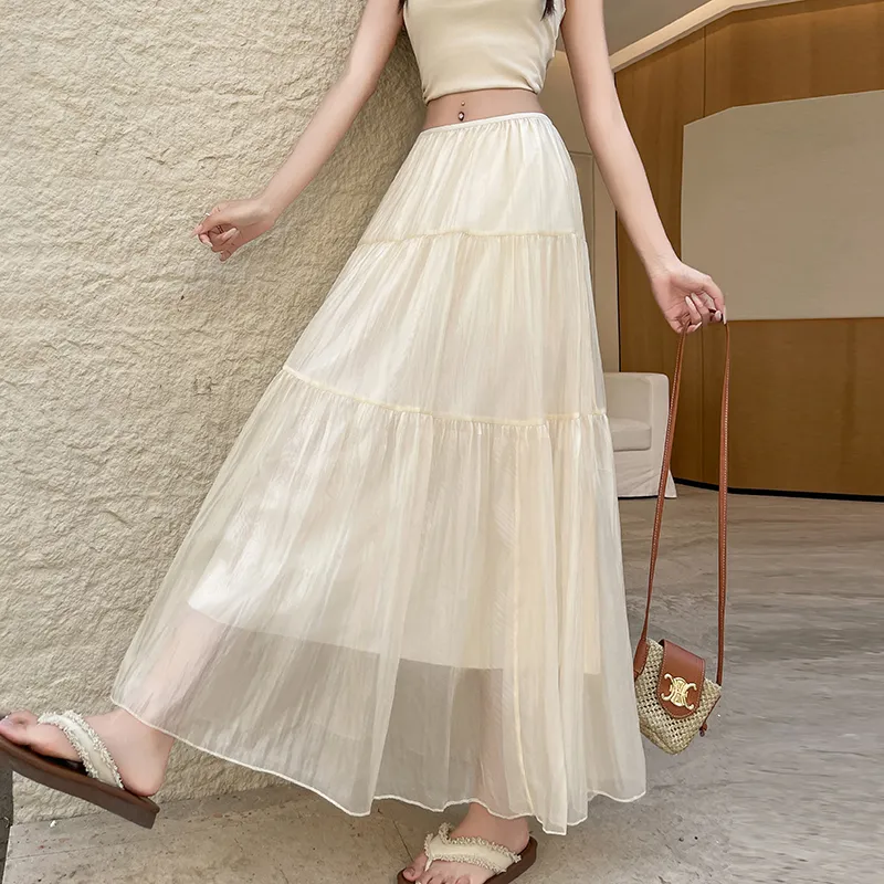 Ning Cai Yuer Casual Long Skirt Women's-2