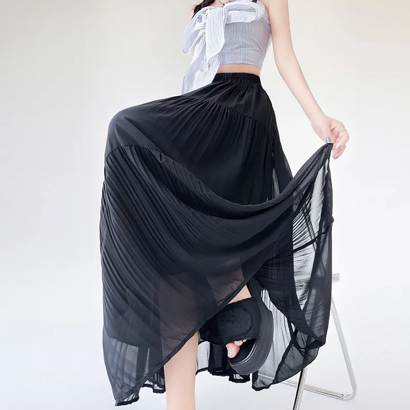 Ning Cai Yuer Casual Long Skirt Women's-8