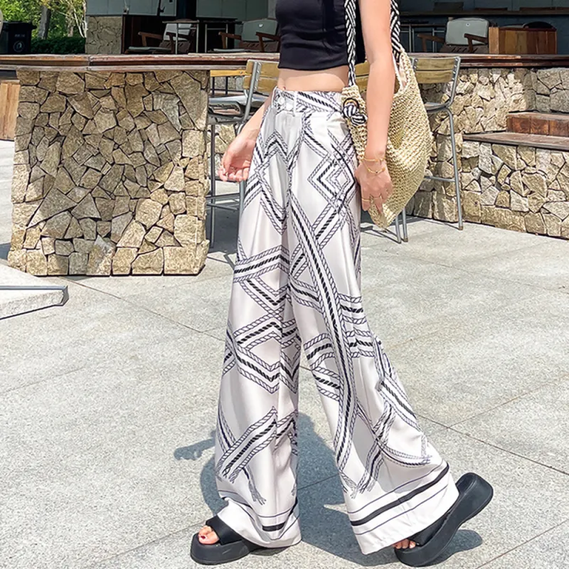 Ning Cai Yuer Casual Pants Women's-3