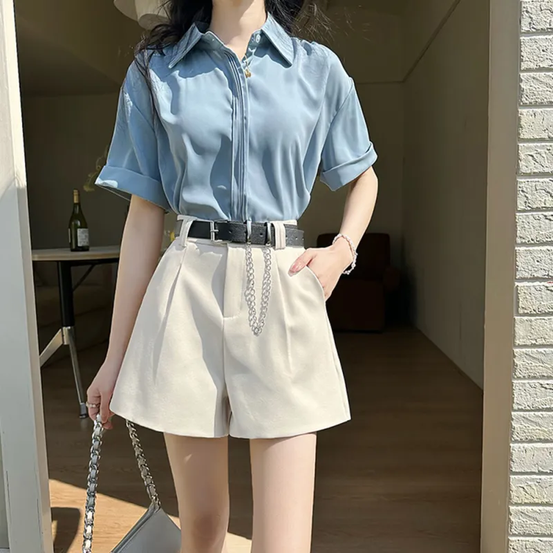 Ning Cai Yuer Casual Shorts Women's-1