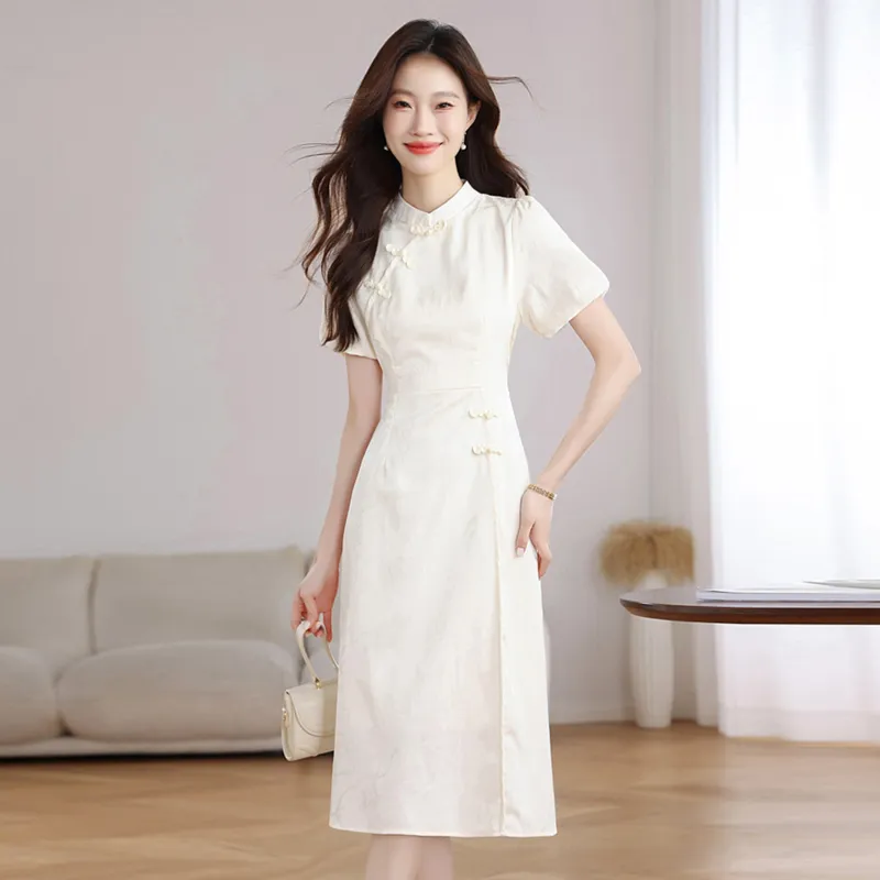 Ning Cai Yuer Short Sleeved Dress Women's-2