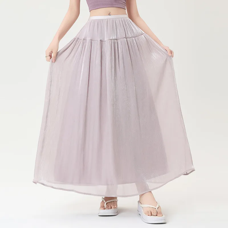 Ning Cai Yuer Casual Long Skirt Women's-5