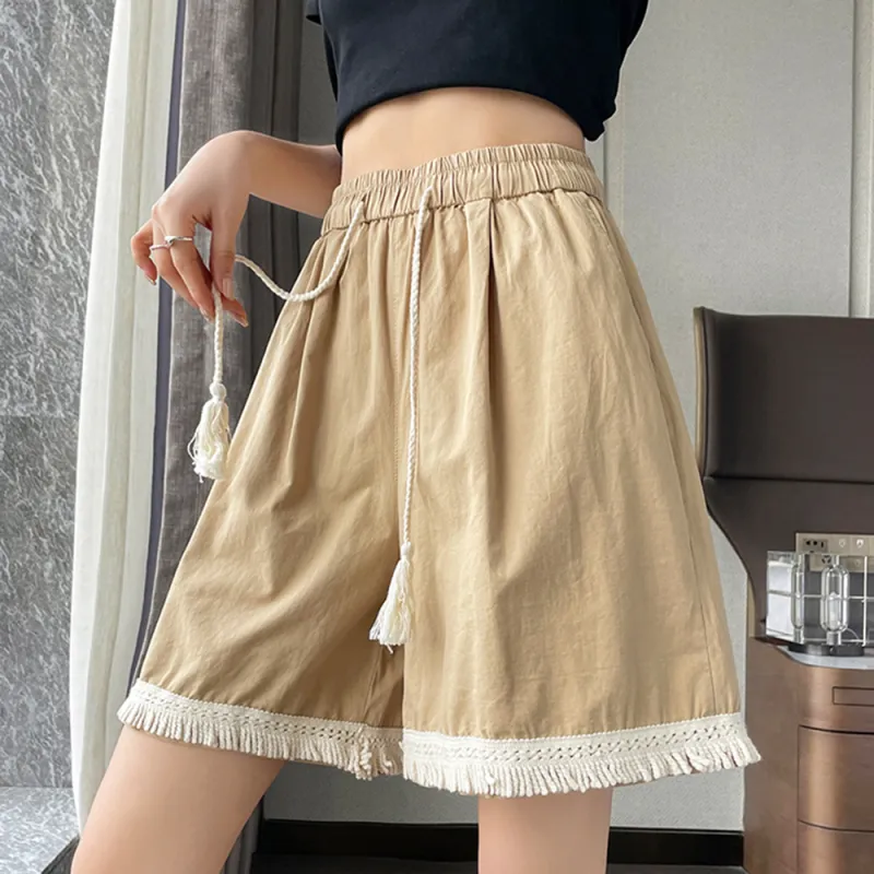 Ning Cai Yuer Casual Shorts Women's-5