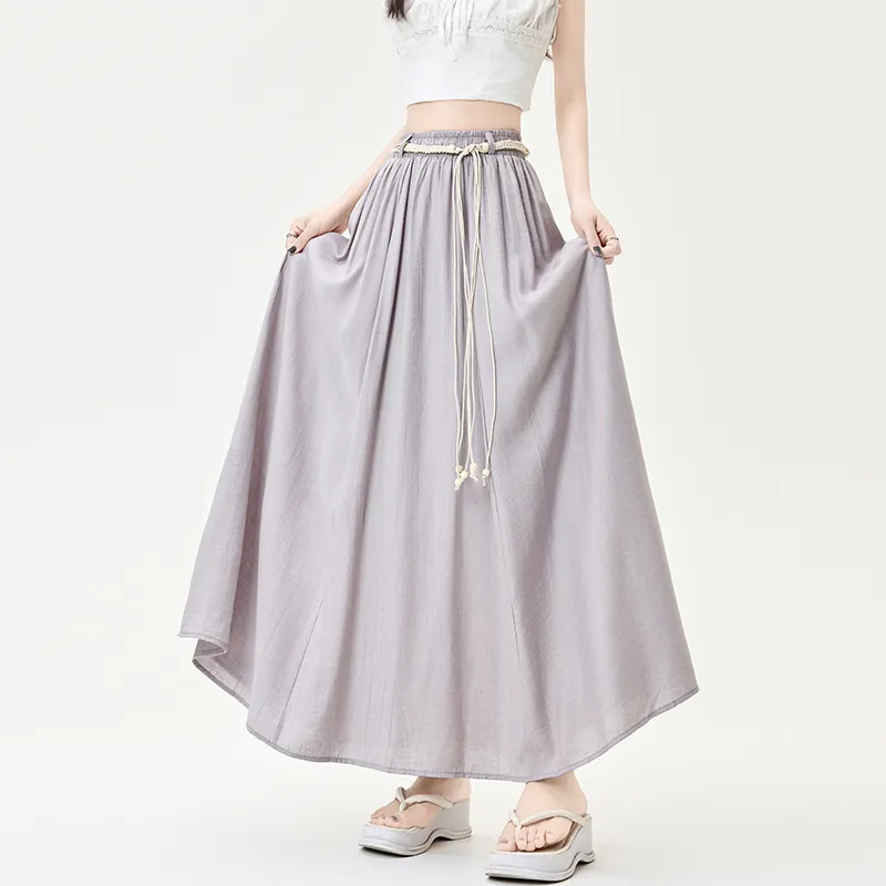 Ning Cai Yuer Casual Long Skirt Women's-6