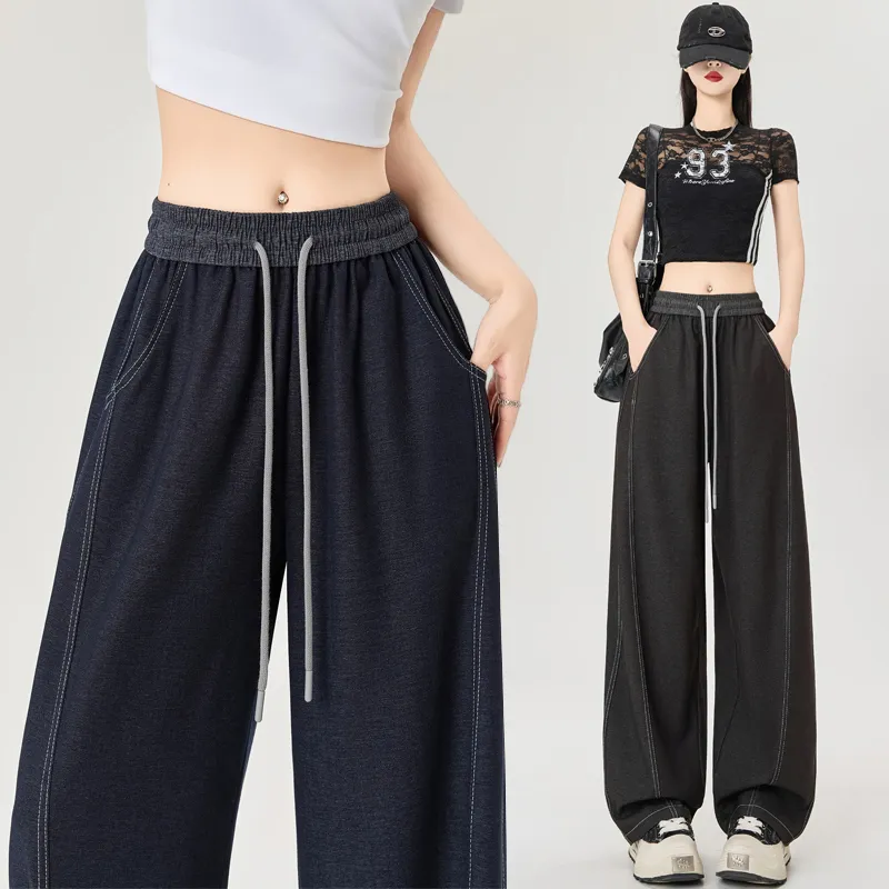 Ning Cai Yuer Casual Pants Women's-2