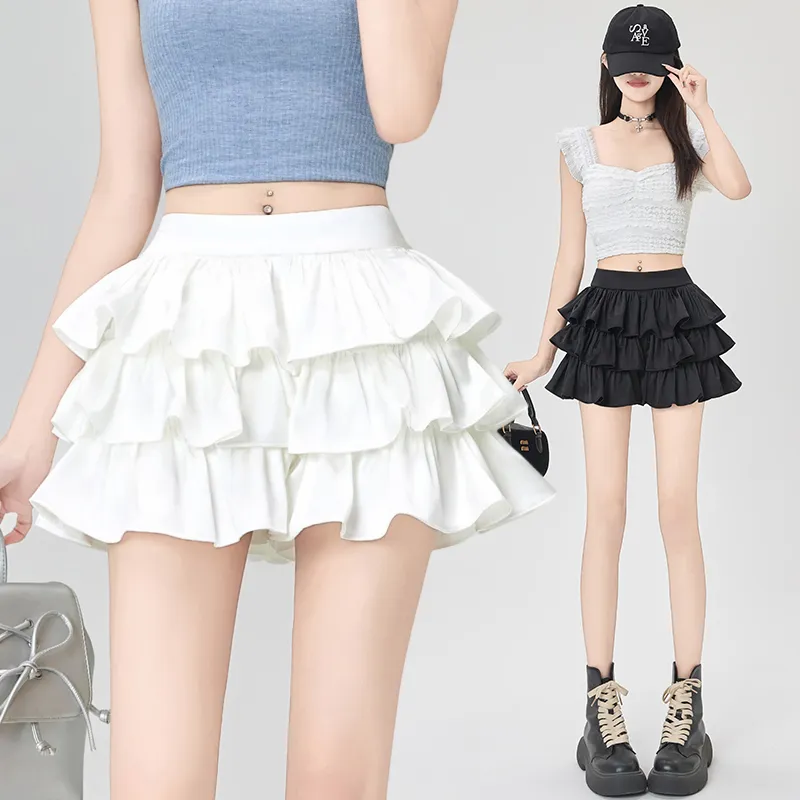 Ning Cai Yuer Casual Short Skirts Women's-2