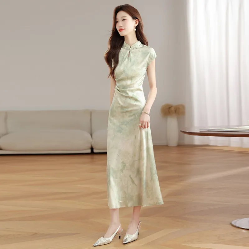 Ning Cai Yuer Short Sleeved Dress Women's-5