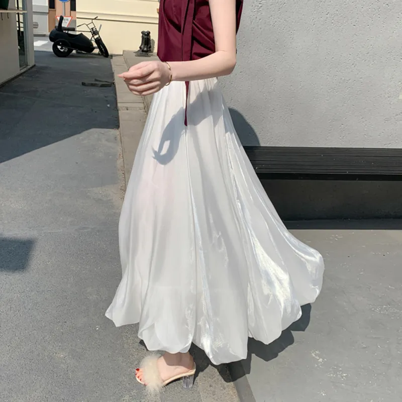 Ning Cai Yuer Casual Long Skirt Women's-2