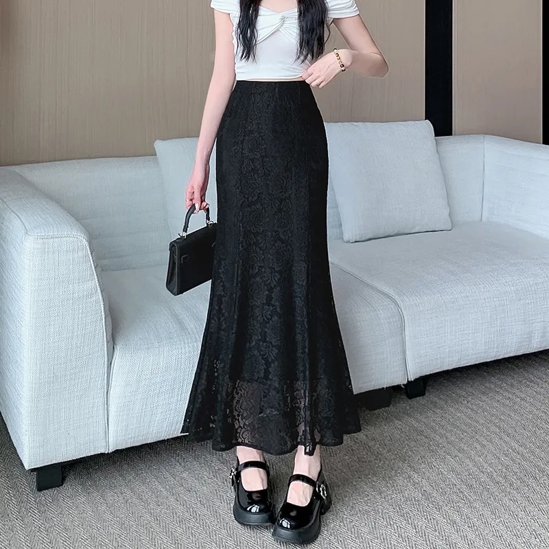 Ning Cai Yuer Casual Long Skirt Women's-5