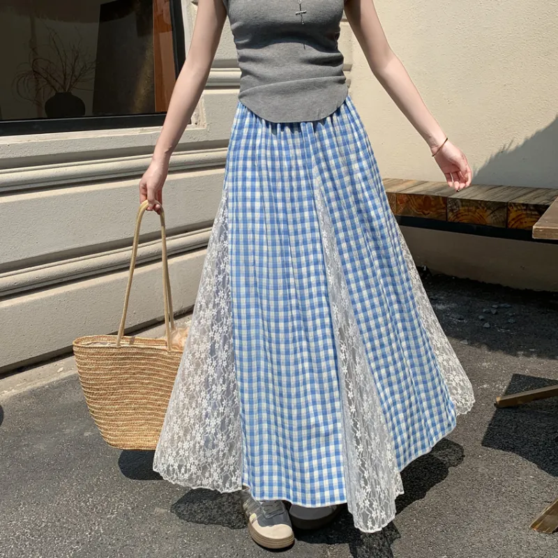 Ning Cai Yuer Casual Long Skirt Women's-3
