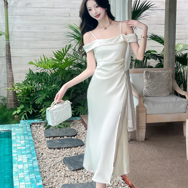 Ning Cai Yuer Slip Dress Women's-3