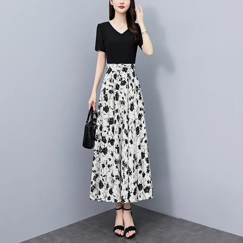 Ning Cai Yuer Short Sleeved Dress Women's-3