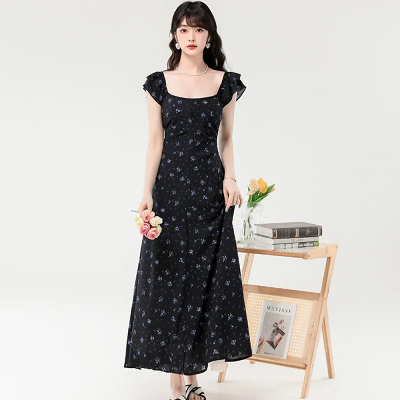Ning Cai Yuer Short Sleeved Dress Women's-2