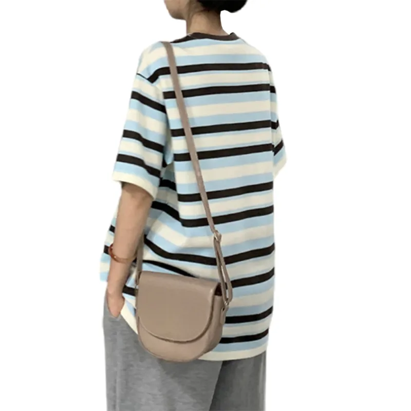 Ning Cai Yuer T Shirts Women's Stripes-1