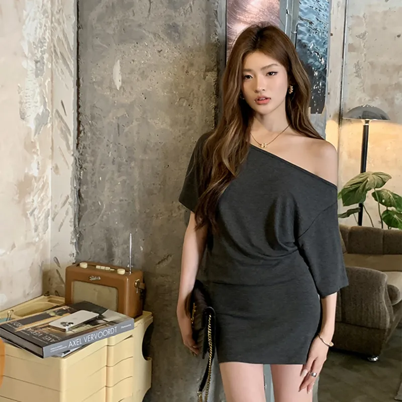 Ning Cai Yuer Short Sleeved Dress Women's-4