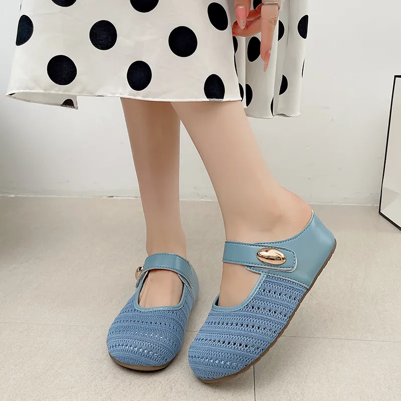 JINDUN Closed Toe Slippers Women's-5