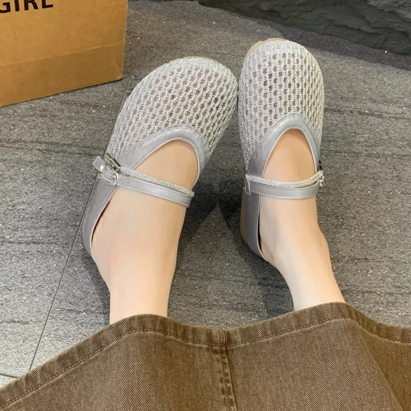 JINDUN Rubber Sole Abrasion Resistant Slip Resistant Closed Toe Slippers Women's-6