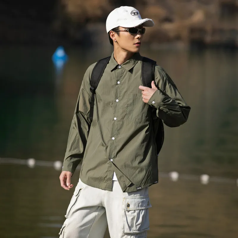 Jeep Super Light Breathable UV Protection Quick Dry Sun Protection Clothing Unisex-4