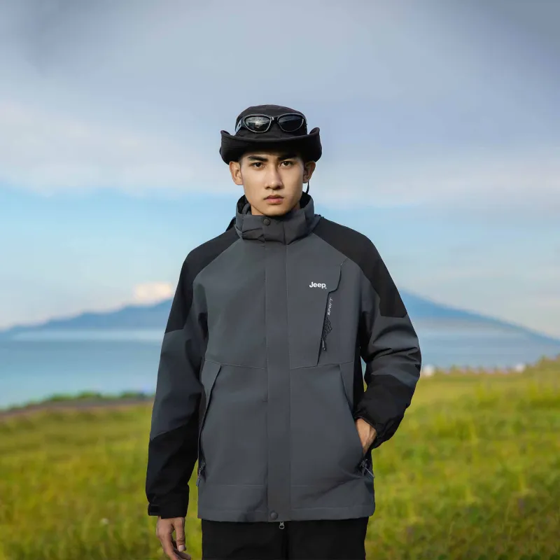 Jeep Urban Living/Travel/Commuting Windbreaker Jacket Unisex-7