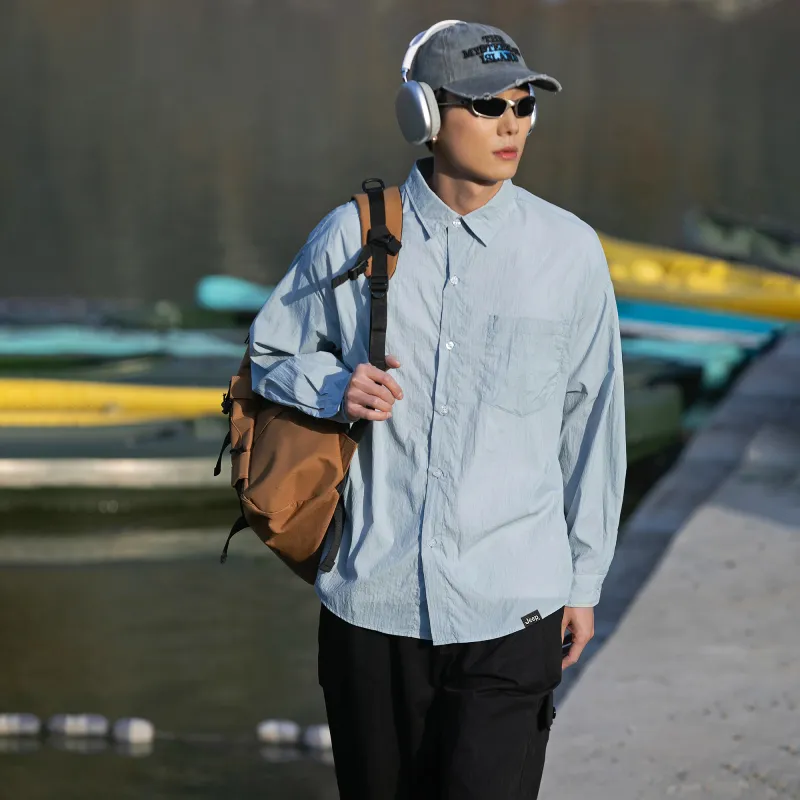 Jeep Super Light Breathable UV Protection Quick Dry Sun Protection Clothing Unisex-8