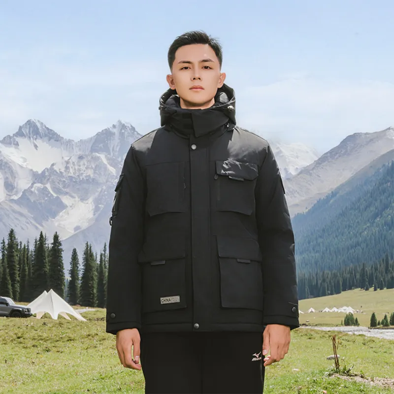 Jeep Keep Warm And Windproof Windbreaker Jacket Puffer Jacket Unisex-2