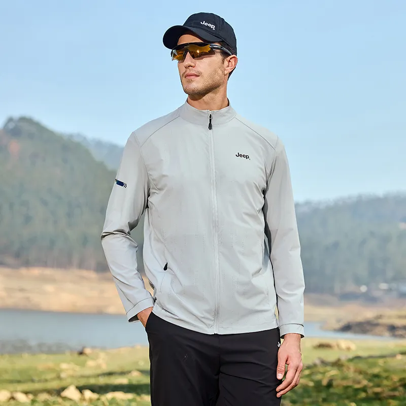 Jeep Ice Edge Sun Protection Collection Super Light Breathable UV Protection Sun Protection Clothing Unisex-2