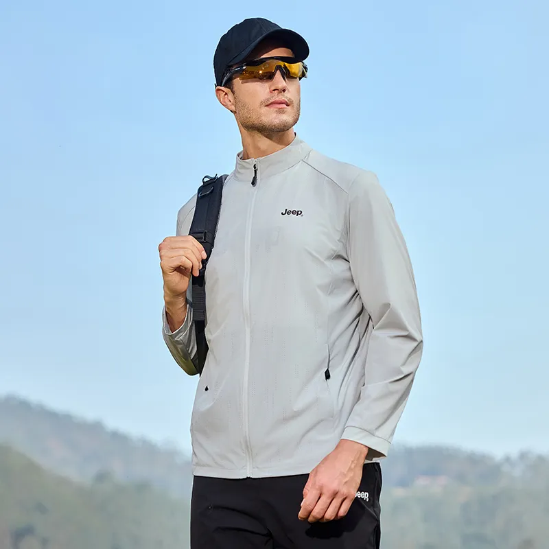 Jeep Ice Edge Sun Protection Collection Super Light Breathable UV Protection Sun Protection Clothing Unisex-4