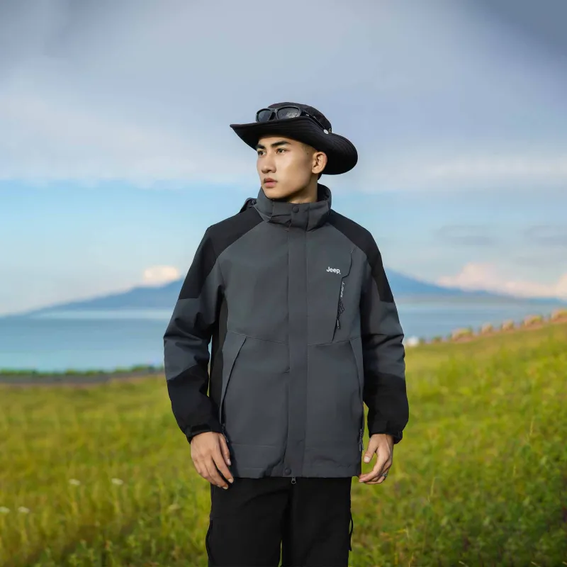 Jeep Urban Living/Travel/Commuting Windbreaker Jacket Unisex-8