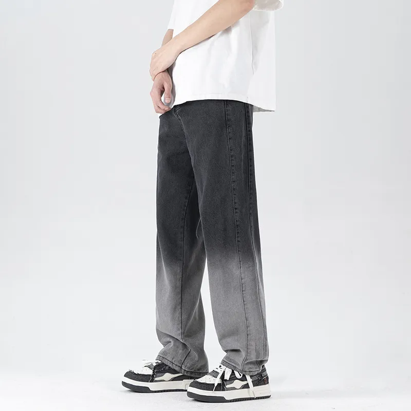 PAINT STAIN Jeans Unisex Gradient Black-3