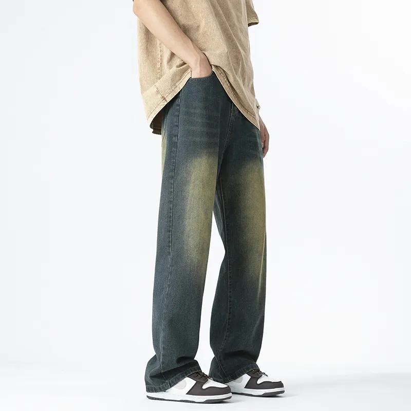 WARLI Casual Pants Unisex Dark Tea-23