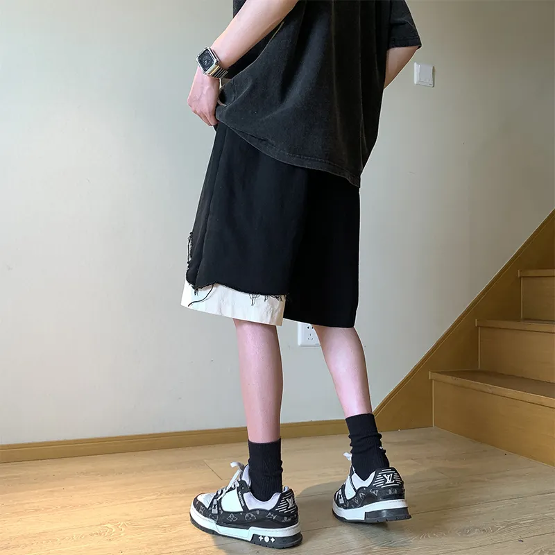 PAINT STAIN Casual Shorts Unisex-10