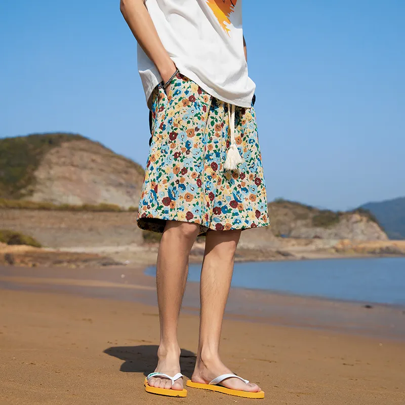 WARLI Casual Shorts Unisex Maldives Apricot-4