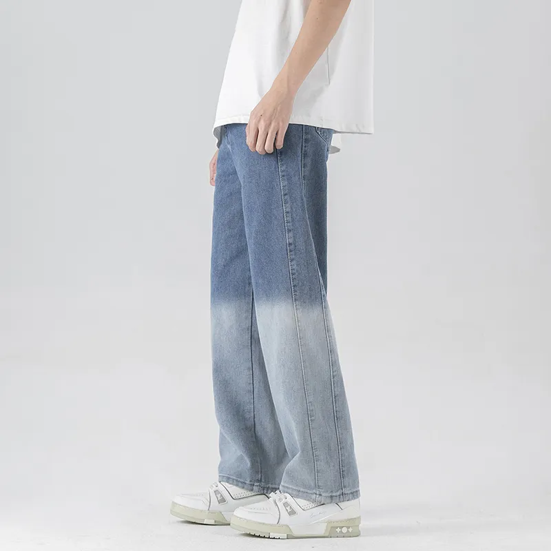 PAINT STAIN Jeans Unisex Gradient Black-9