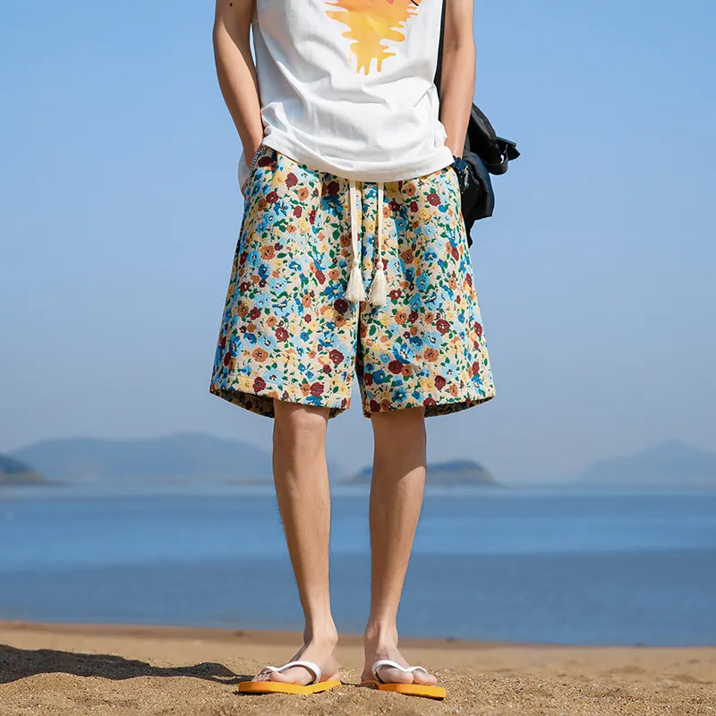 WARLI Casual Shorts Unisex Maldives Apricot-5
