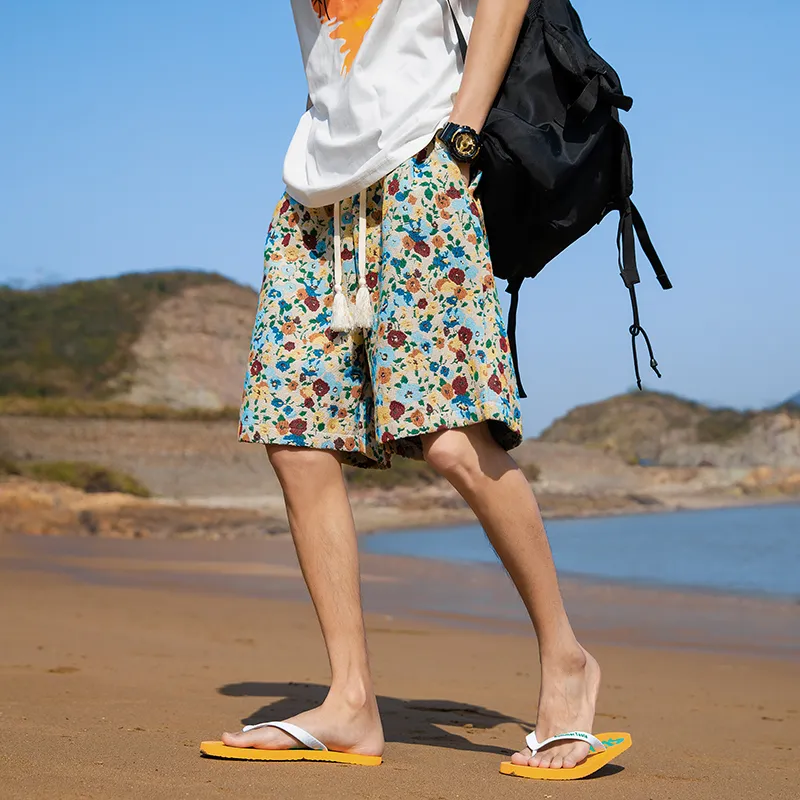 WARLI Casual Shorts Unisex Maldives Apricot-3