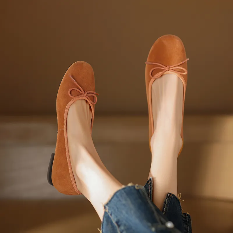 FLOWERSKAM Casual Single Shoes Low Heel Women's-2