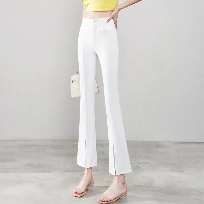 0571 Family Casual Pants Women's White-3