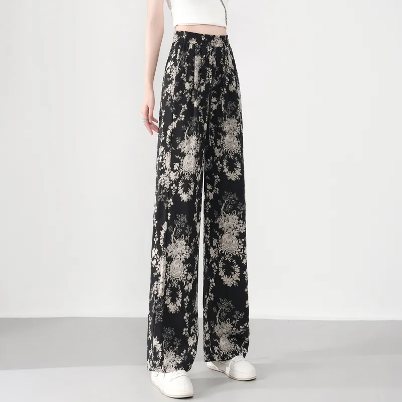 0571 Family Casual Pants Women's Black-2