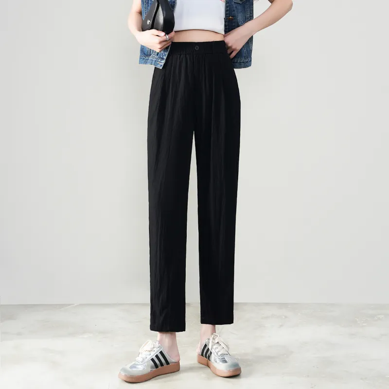 0571 Family Casual Pants Women's Black-3