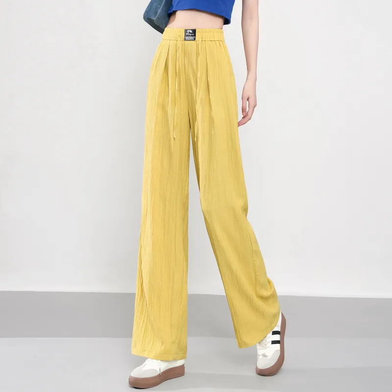 0571 Family Casual Pants Women's Yellow-2