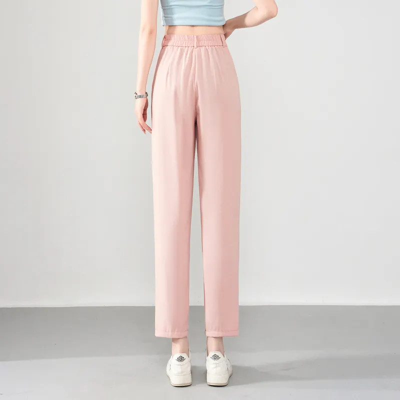 0571 Family Casual Pants Women's Pink-7