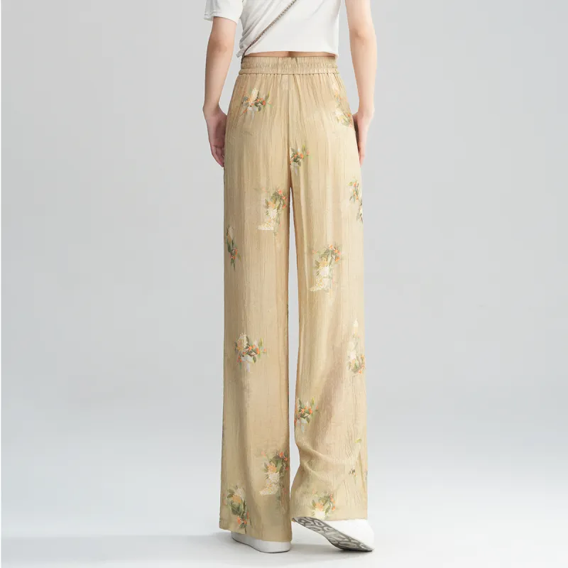 0571 Family Casual Pants Women's Yellow-2