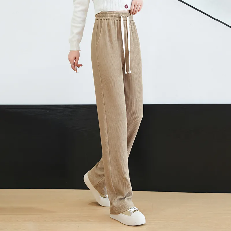 0571 Family Straight Fit Wide Inseam Casual Pants Women's-2