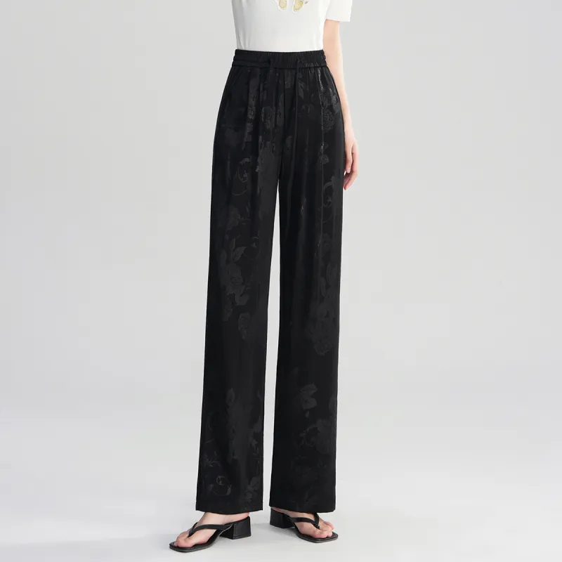 0571 Family Casual Pants Women's Black-2